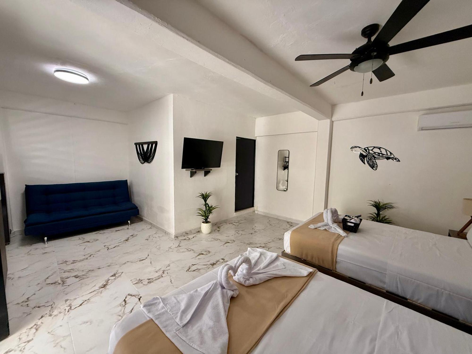 Casa Tortuga 5Th Ave Hotel Playa del Carmen Bagian luar foto