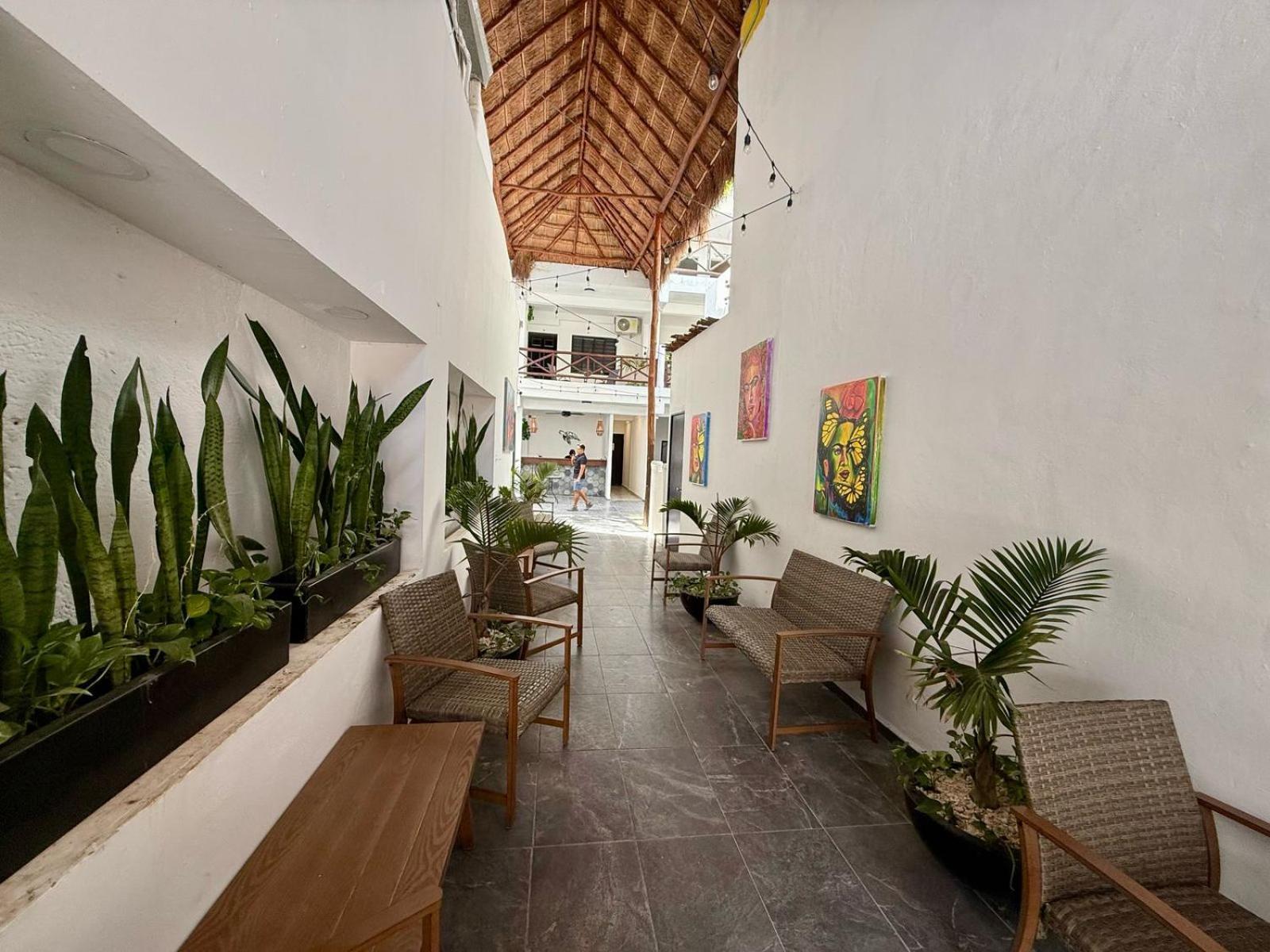 Casa Tortuga 5Th Ave Hotel Playa del Carmen Bagian luar foto